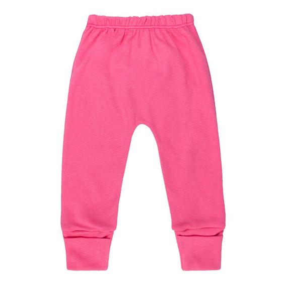 Imagem de Calça para bebê suedine pink com pé reversível