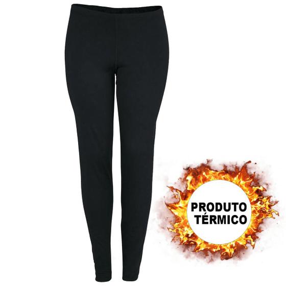 Calça Peluciada Segunda Pele Aquecida Protege Frio Feminino - Meimi ...