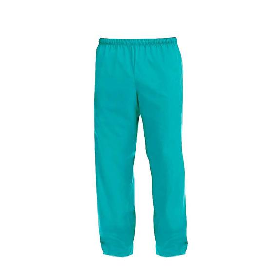 Imagem de Calça Pijama Cirúrgico Azul Turquesa Oxford Não Amassa Seca Rápido Artipé