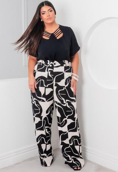 Imagem de Calça Plus Size Estampada