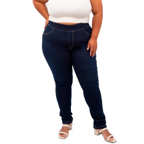 Imagem de Calça Plus Size Jeans Legging 012663