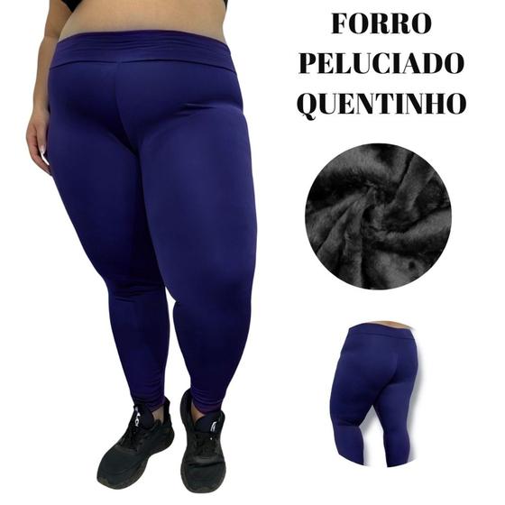 Calça Plus Size Legging Térmica Peluciada Inverno Leg Felpuda - Main Image