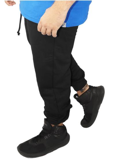 Imagem de Calça Plus Size Moletom Com Elástico na Barra