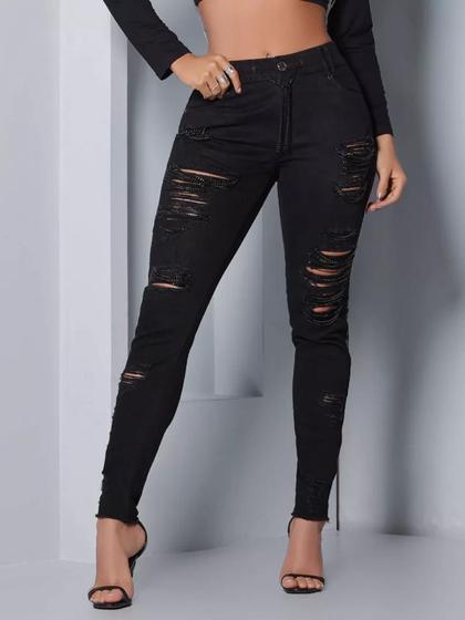 Imagem de Calça Preta Jogger Correntes Pit Bull Jeans 66922