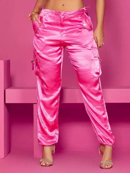 Imagem de Calça Rosa Barbie Core Pit Bull Jeans 79377