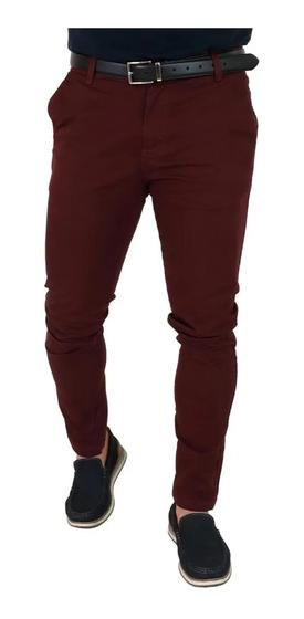 Imagem de Calça Sarja Masculina Alfaiataria Skinny Slim Fit