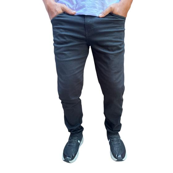 Imagem de Calça sarja masculina basica slim reto sarja ou jeans com elastano a pronta entrega