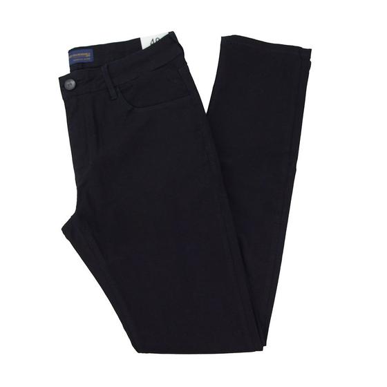 Imagem de Calça Sarja Masculina Lado Avesso Marcello Slim Preta - LH23852E