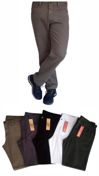 Calça Sarja Masculina Tradicional 100% algodão corte Reto. Menor preço em Calça Sarja Masculina Tradicional 100% algodão corte Reto.