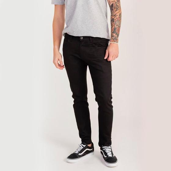 Imagem de Calça Sarja Rock&Soda Masculina Skinny Casual Moderna Leve