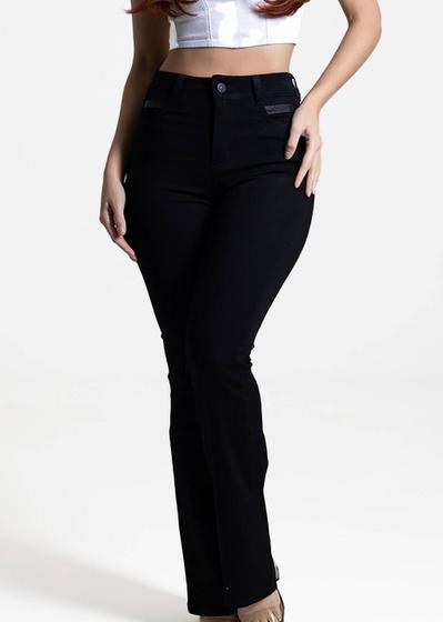 Imagem de Calça Sarja Sawary Boot Cut - 273698 Preto