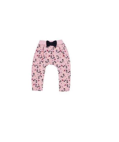 Imagem de Calça saruel molecotton estampado com laço infantil bebê Ralakids 
