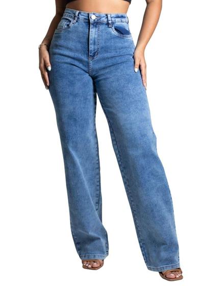 Imagem de Calça Sawary Jeans Wide Leg - 277587 Azul