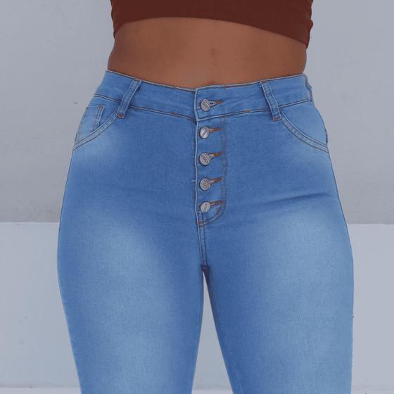 Imagem de Calça Skinny com Botões - Premium e Super Confortável