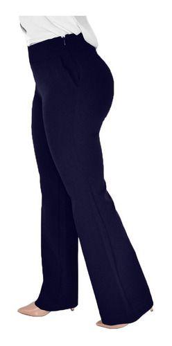 Calça Azul Marinho CalÃ§a Social Feminina Flare Azul Marinho Look