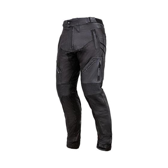 Imagem de Calça Texx Falcon V2 Masculina Preta Couro