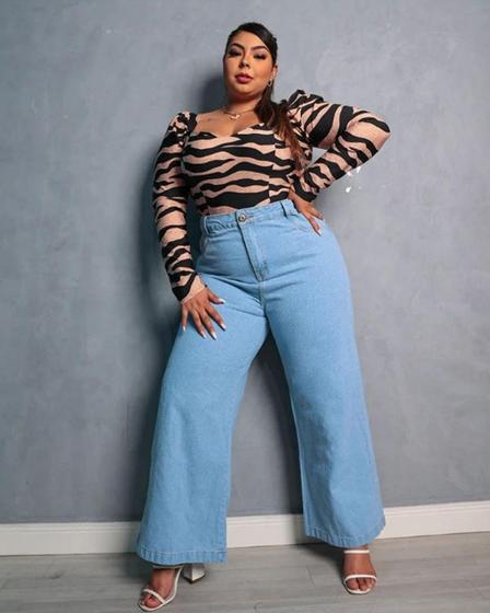 pantalona jeans plus size
