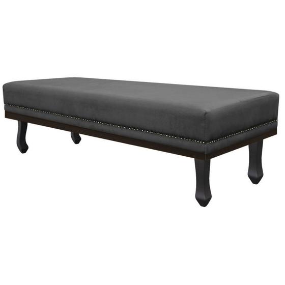 Imagem de Calçadeira Queen Orlando P02 160 cm para cama Box Linho - ADJ Decor
