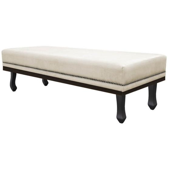 Imagem de Calçadeira Queen Orlando P02 160 cm para cama Box Sintético - Doce Sonho Móveis