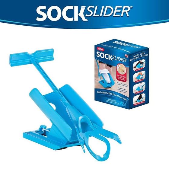 Imagem de Calçador De Meias Prático Fácil Grávidas Idoso Sock Slider