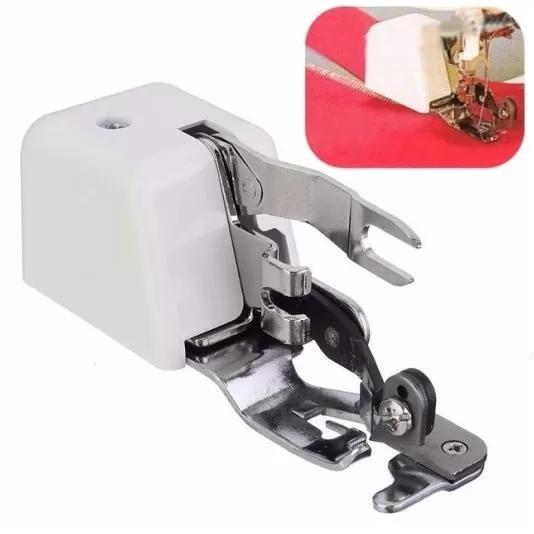 Imagem de Calcador overlock com refilador de tecido para máquina doméstica cy-10