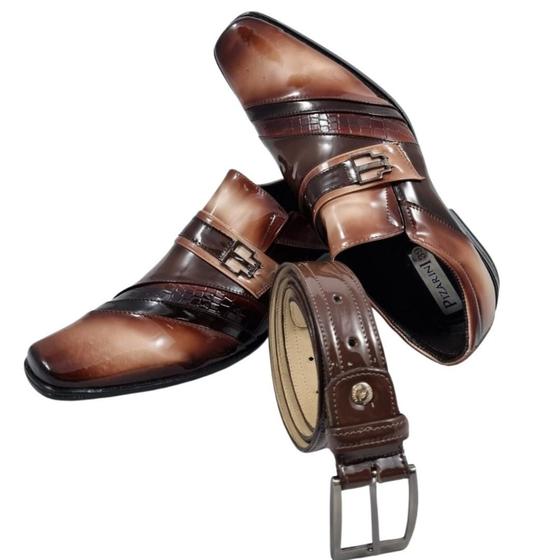 Imagem de Calçados Masculino com Cinto Pizarini - Sapatos Italianos - Sapatos Slin