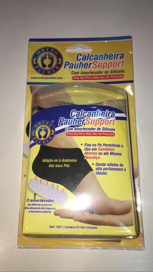 Imagem de Calcanheira PauherSupport com Amortecedor de Silicone TAM: G BEGE - Orthopauher