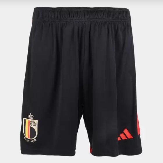 Imagem de Calção adidas bélgica i 2022 preto/vermelho