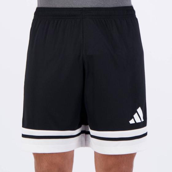 Imagem de Calção Adidas Squadra 25 Preto e Branco