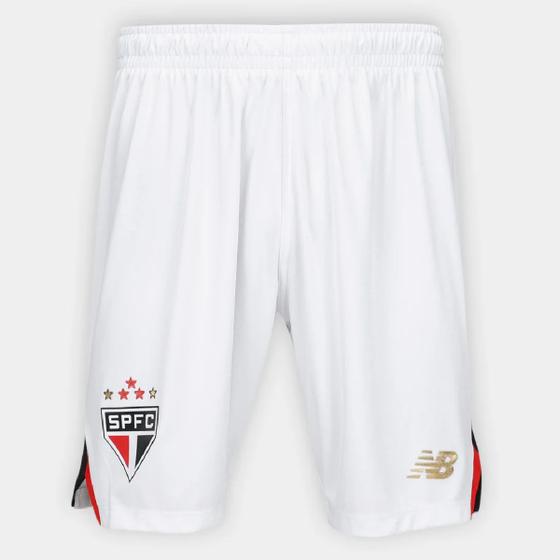 Imagem de Calção São Paulo New Balance Home 2025 Torcedor - Masculino