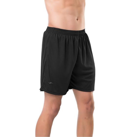 Imagem de Calção shorts elite liso básico cordão plus size eg5 futebol