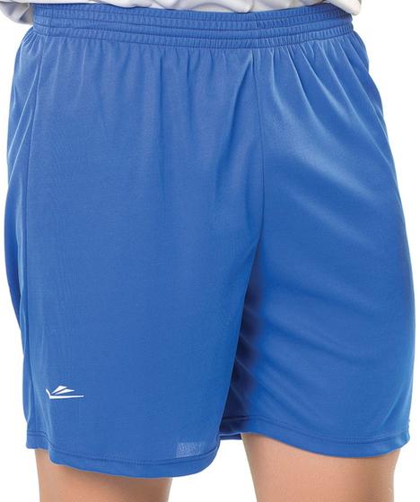 Imagem de Calção Shorts Masculino Plus Size Futebol M G GG EG1 EG2 EG3 Eg4-AZUL ROYAL- ELITE - BellaDonna Baby