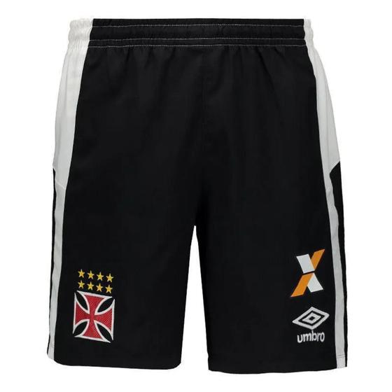 Imagem de Calção Vasco 16/17 Umbro Masculino - Preto+Branco