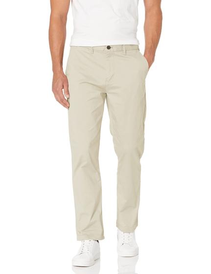 Imagem de Calças Chino Tommy Hilfiger Custom Fit Sand Khaki para homens