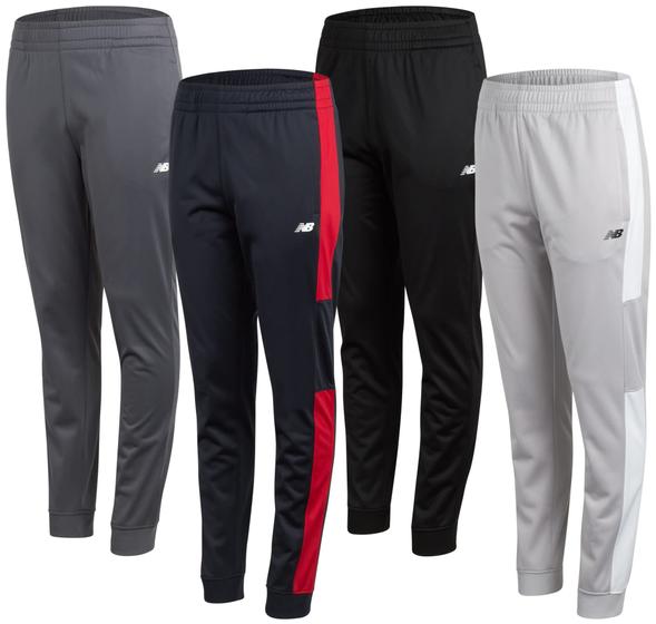 Imagem de Calças de moletom New Balance Boys, pacote com 4 unidades, Active Tricot Jogger 10-12