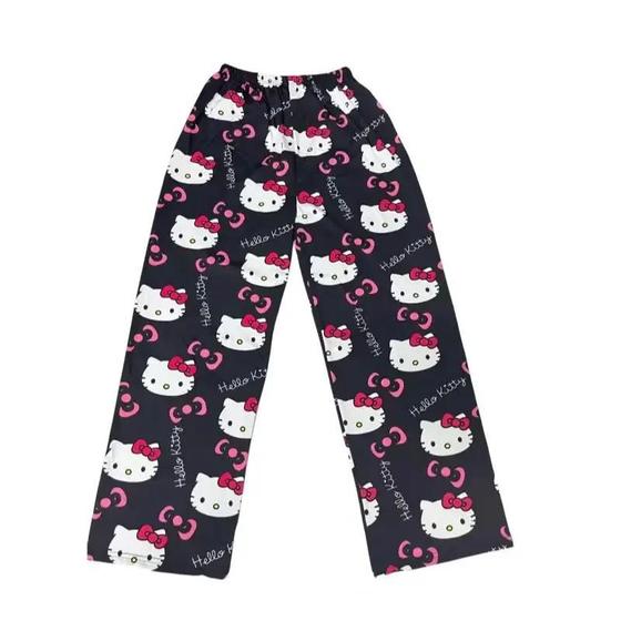 Imagem de Calças de Pijama Hello Kitty Femininas - Algodão, Conforto para o Verão