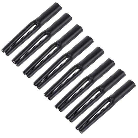 Imagem de Calças para Cabo de Áudio (8 Unidades) - 12mm para 2 x 5,5mm - Pretas