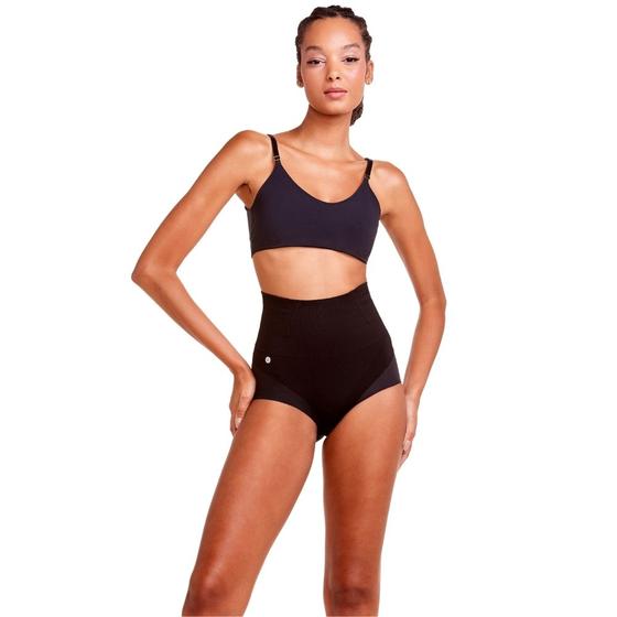Imagem de Calcinha Abdominal Modeladora Plié Control Cintura Alta com Mini Barbatanas Reduz Medida