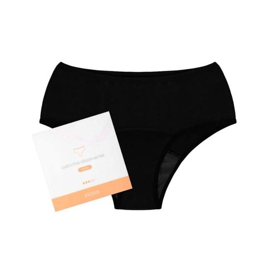 Imagem de Calcinha Absorvente Inciclo Básica Conquista - Preto