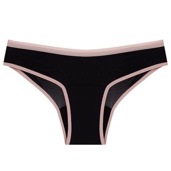 Imagem de Calcinha Absorvente Pantys Comfy  Preto e Rosa