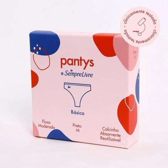 Imagem de Calcinha Absorvente Pantys e SEMPRE LIVRE - Fluxo Menstrual Moderado