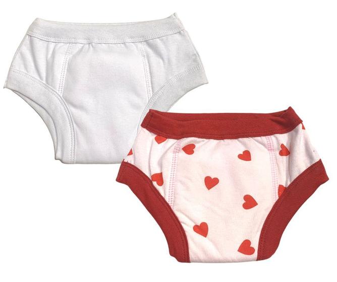 Imagem de Calcinha Algodão para Desfralde Kit 2 unds Ecokids LoveRed