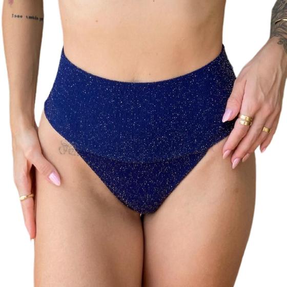 Imagem de Calcinha Avulsa Hot Pants Faixa Lurex Cores