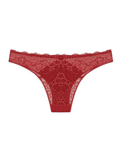 Imagem de Calcinha biquini com renda - vermelho terra - p - BONJOUR