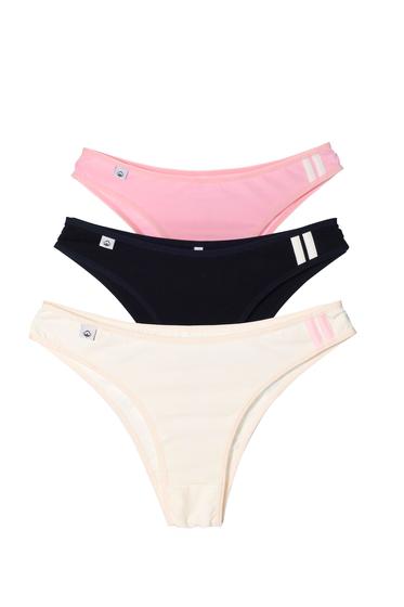 Imagem de Calcinha Biquini Kit 3 Feminina Emporio Do Algodao