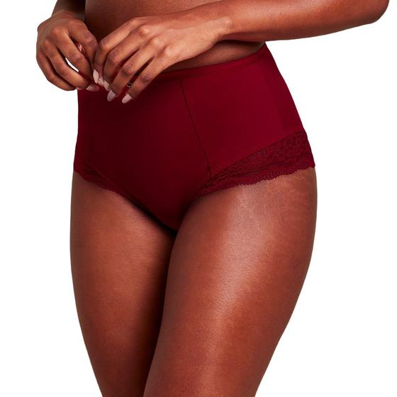 Imagem de Calcinha Bonjour Cintura Alta Modeladora Em Renda