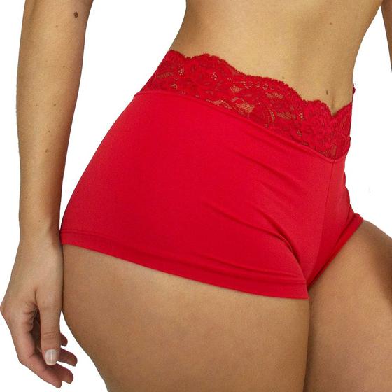 Imagem de Calcinha Boxer Microfibra Loba Short Casual Confort Premium