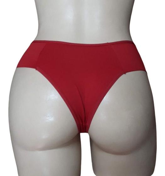 Imagem de Calcinha Calça Tanga Alta Básica Lateral Dupla Martha 1512