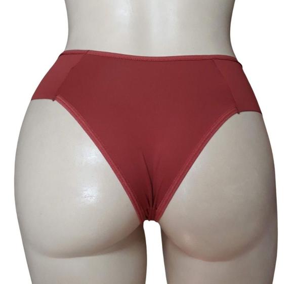 Imagem de Calcinha Calça Tanga Alta Básica Lateral Dupla Martha 1512