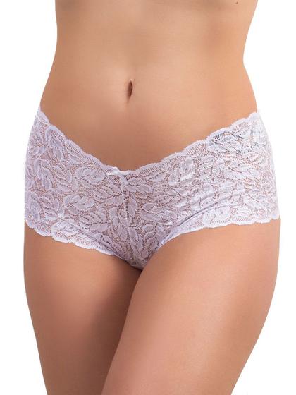 Imagem de Calcinha Caleçon Renda Lingerie Forro Algodão Shortinho